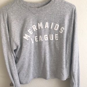 Grey Cropped Sweater